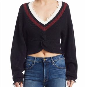 alexanderwang.t • Front Twist Varsity Sweater